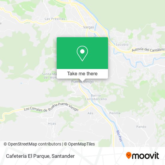 Cafetería El Parque map