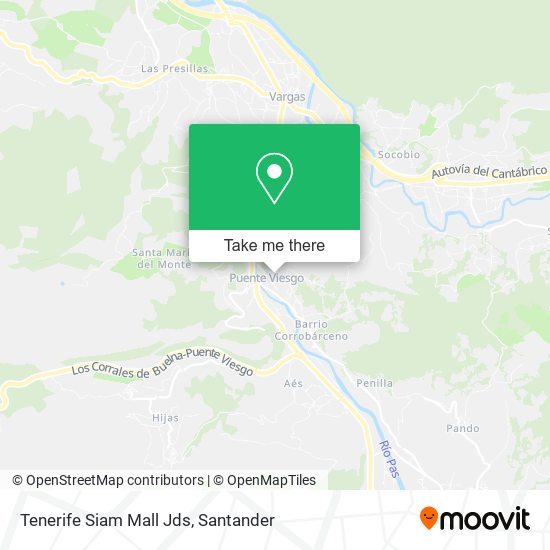 Tenerife Siam Mall Jds map