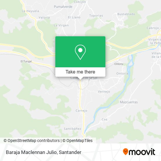 Baraja Maclennan Julio map