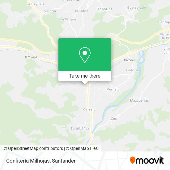 Confitería Milhojas map