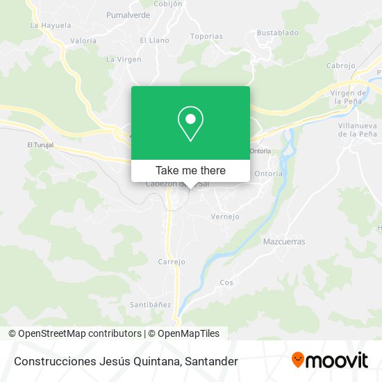Construcciones Jesús Quintana map