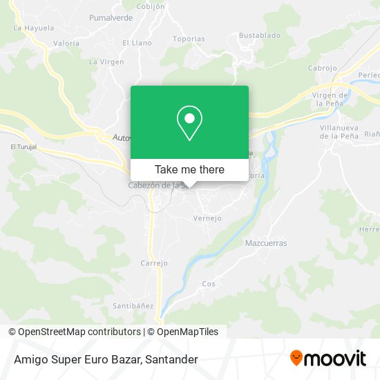 Amigo Super Euro Bazar map
