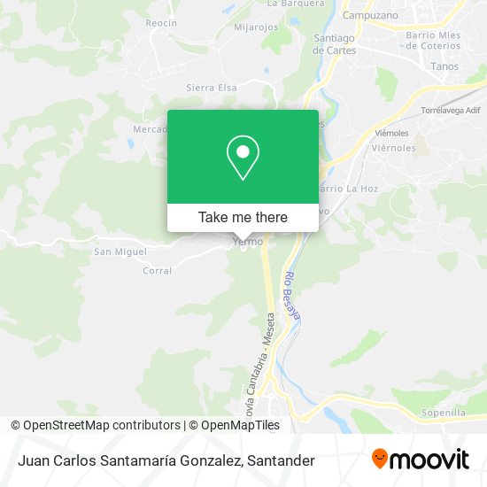 Juan Carlos Santamaría Gonzalez map