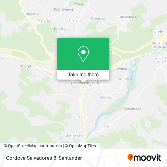 Cordova Salvadores 8 map