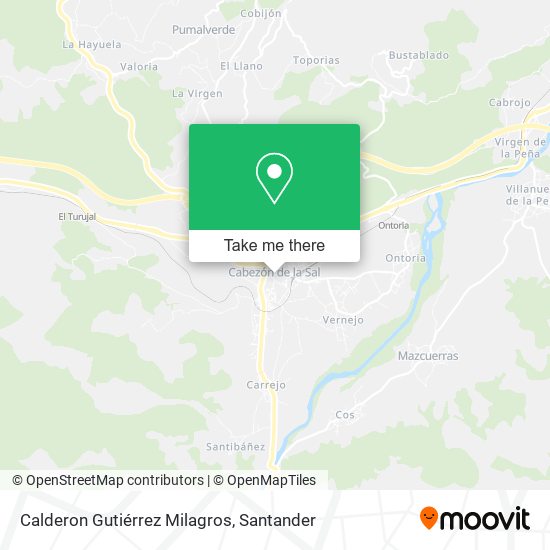Calderon Gutiérrez Milagros map