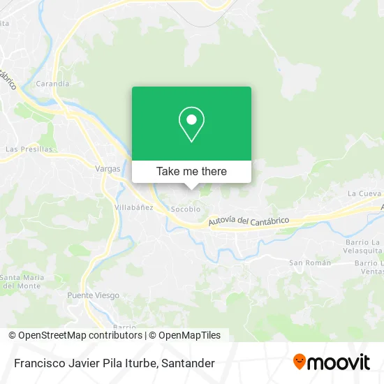 Francisco Javier Pila Iturbe map