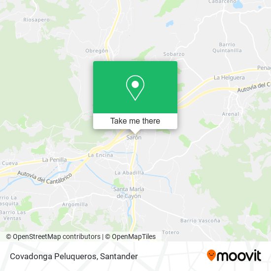 Covadonga Peluqueros map