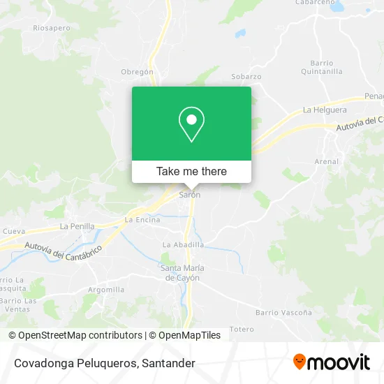 Covadonga Peluqueros map