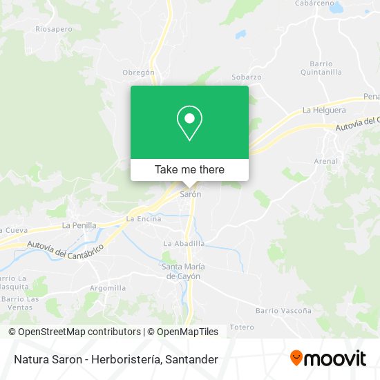Natura Saron - Herboristería map