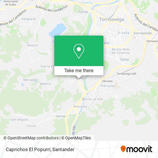 Caprichos El Popurrí map