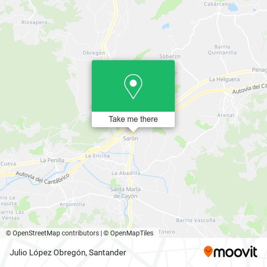 Julio López Obregón map