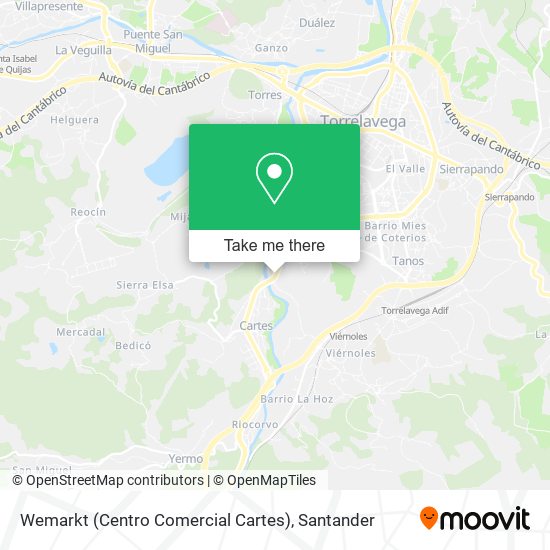 Wemarkt (Centro Comercial Cartes) map