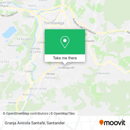Granja Avicola Santafé map