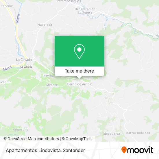 Apartamentos Lindavista map