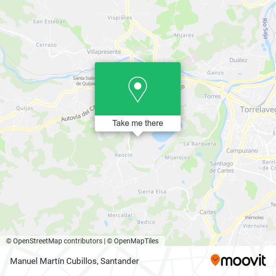 Manuel Martín Cubillos map