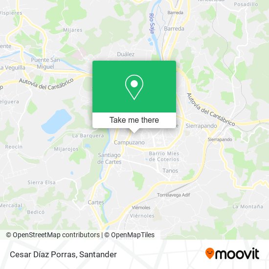 Cesar Díaz Porras map