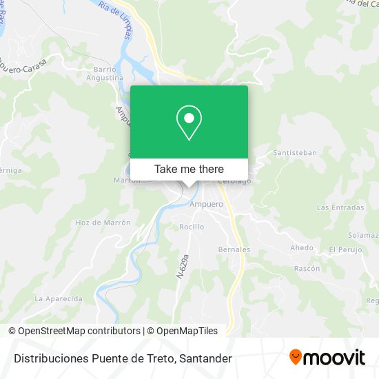Distribuciones Puente de Treto map