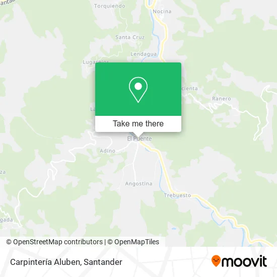 Carpintería Aluben map