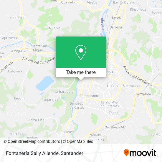Fontanería Sal y Allende map