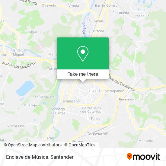 Enclave de Música map