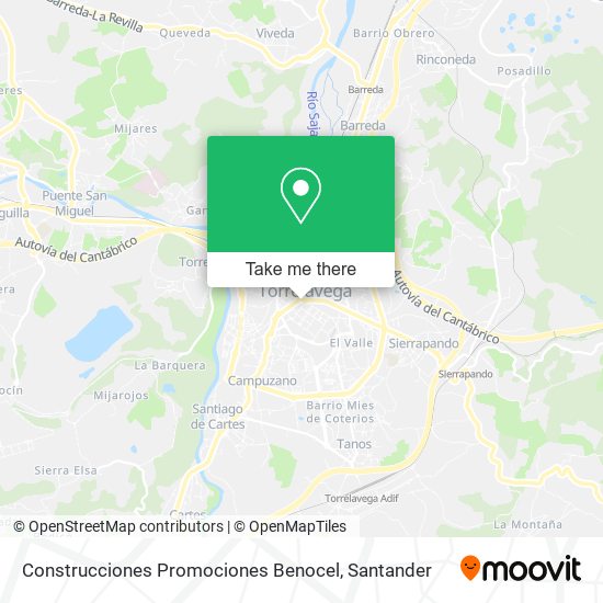 Construcciones Promociones Benocel map