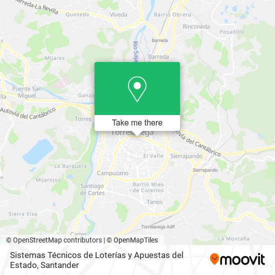 Sistemas Técnicos de Loterías y Apuestas del Estado map