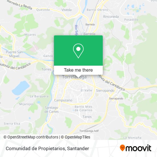Comunidad de Propietarios map