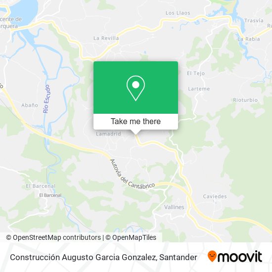 Construcción Augusto Garcia Gonzalez map