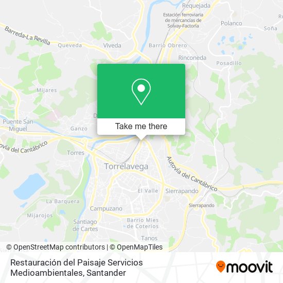 Restauración del Paisaje Servicios Medioambientales map