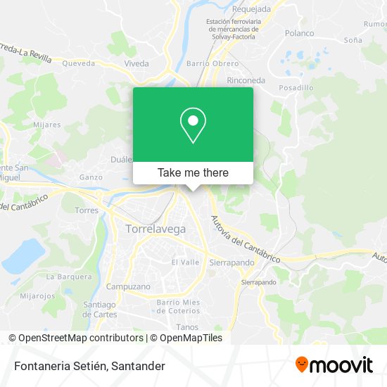 Fontaneria Setién map