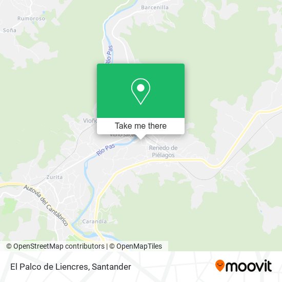 El Palco de Liencres map