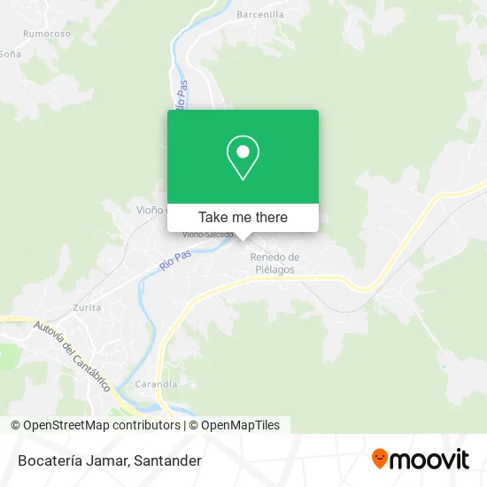 Bocatería Jamar map