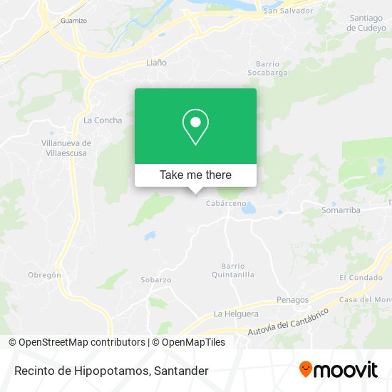 Recinto de Hipopotamos map