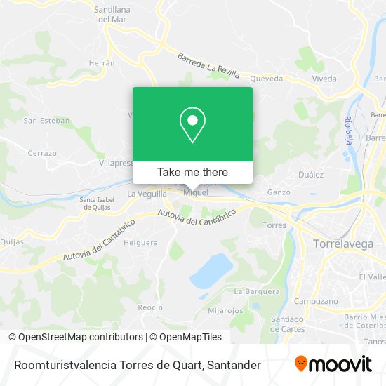 Roomturistvalencia Torres de Quart map