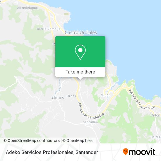 Adeko Servicios Profesionales map