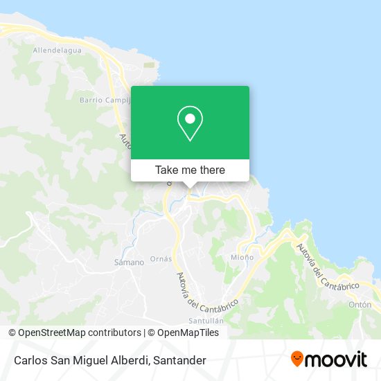 Carlos San Miguel Alberdi map