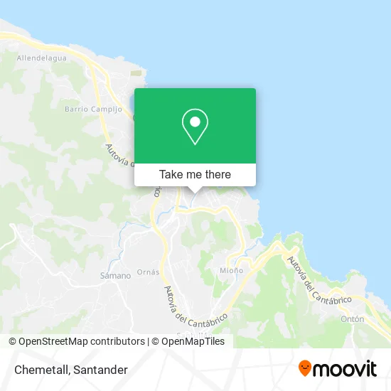 Chemetall map