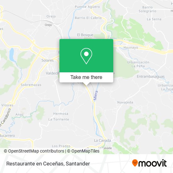 Restaurante en Ceceñas map