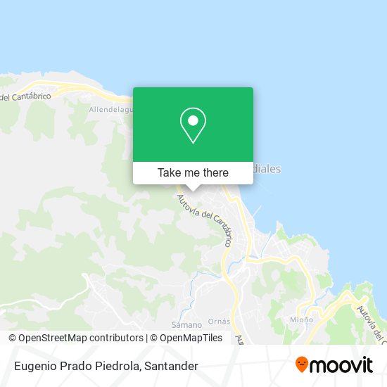 Eugenio Prado Piedrola map