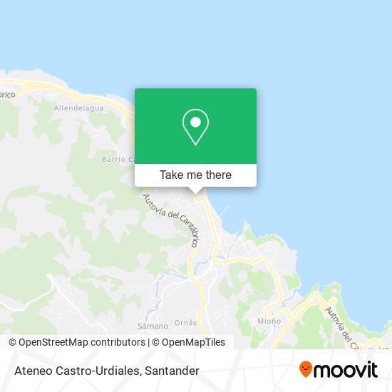 mapa Ateneo Castro-Urdiales