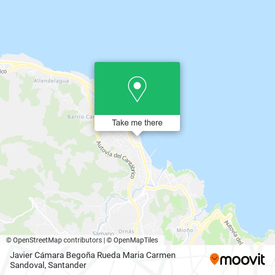 Javier Cámara Begoña Rueda Maria Carmen Sandoval map