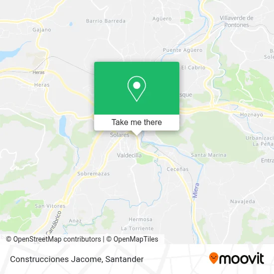 Construcciones Jacome map