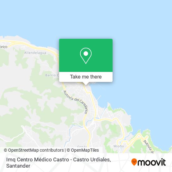 Imq Centro Médico Castro - Castro Urdiales map