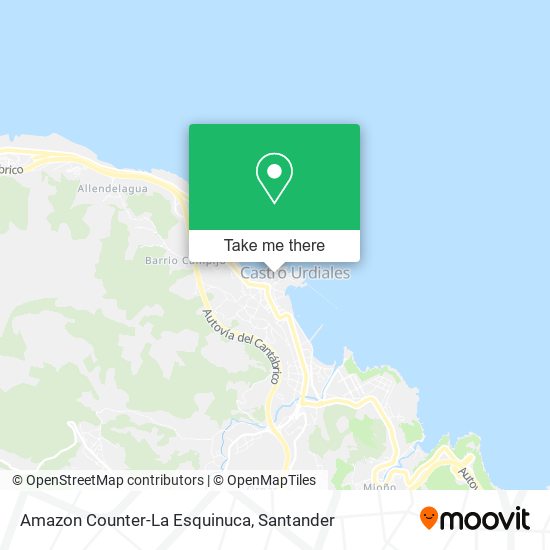 Amazon Counter-La Esquinuca map