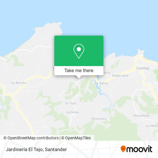 Jardinería El Tejo map