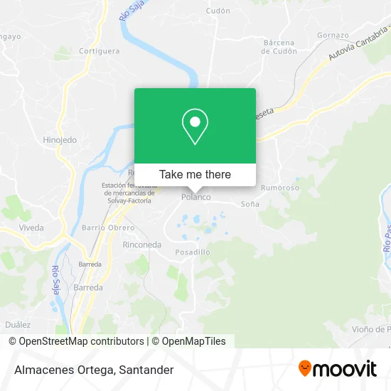 Almacenes Ortega map