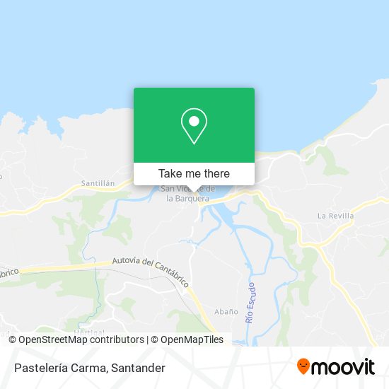 Pastelería Carma map