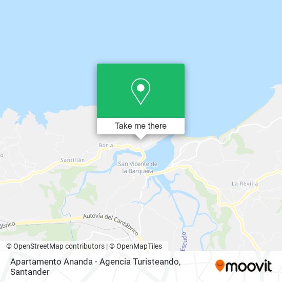 Apartamento Ananda - Agencia Turisteando map