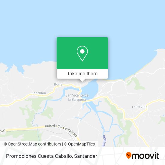 Promociones Cuesta Caballo map