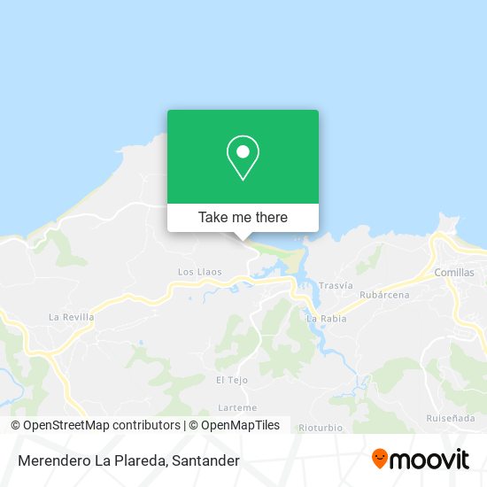 Merendero La Plareda map